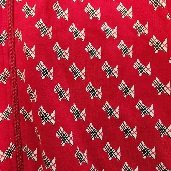 Vintage Red Burberry London Zip up Sweater - Picture 6 of 8